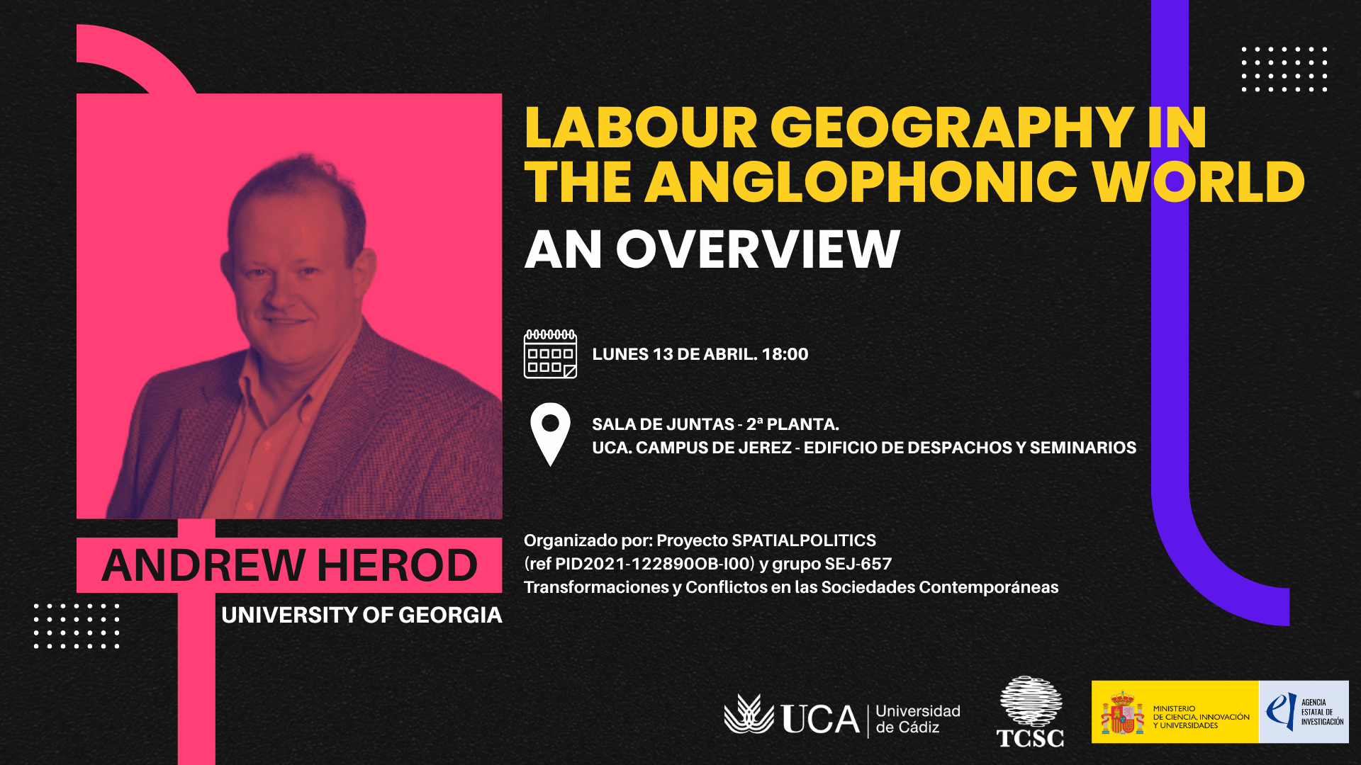 [SEMINARIO] Labour Geography in  the Anglophonic World – An overview